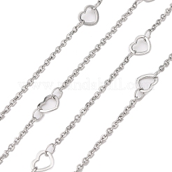 Tarnish Resistant 304 Stainless Steel Cable Chains&nbsp;CHS-K001-60