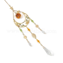 Brass Sun Moon Star Suncatcher&nbsp;HJEW-TA00497