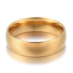 304 Stainless Steel Flat Plain Band Rings&nbsp;STAS-I160-A-G