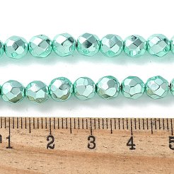 Electroplated Synthetic Non-magnetic Hematite Beads Strands&nbsp;G-B132-B01-01E