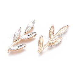 Alloy Glass Rhinestone Cabochons&nbsp;PALLOY-P183-01KCG