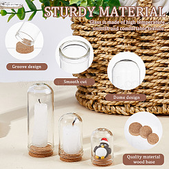 Glass Dome Cloche Cover&nbsp;AJEW-CP0005-61