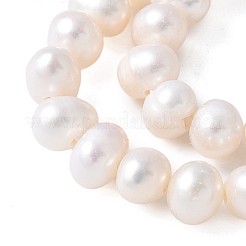 Natural Cultured Freshwater Pearl Beads Strands&nbsp;PEAR-I007-07R-02