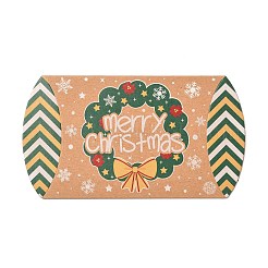 Christmas Theme Cardboard Candy Pillow Boxes&nbsp;CON-G017-02I