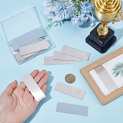 40Pcs Self-adhesion 201 Stainless Steel Type Business Cards&nbsp;AJEW-UN0002-67P