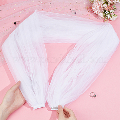 Polyester Bridal Mesh Shawl&nbsp;FIND-WH0160-65B