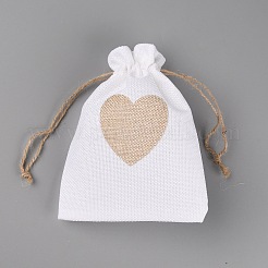 Jute Blank DIY Craft Drawstring Bag&nbsp;LS-CW-TAC0001-09B
