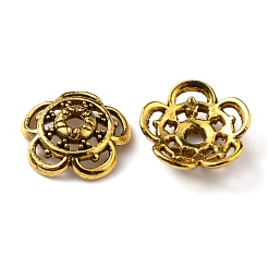 Tibetan Style Alloy Bead Caps&nbsp;FIND-WH0116-07B-AG