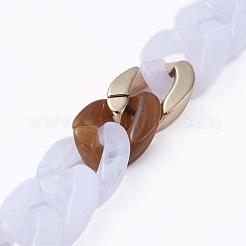 Handmade CCB Plastic Curb Chains&nbsp;AJEW-JB00680-05