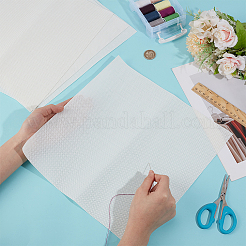 PVC & Polyester Cross-stitch Cloth&nbsp;DIY-WH0010-51B
