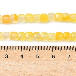 Natural Yellow Agate Beads Strands&nbsp;G-F797-A25-01
