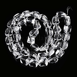 Transparency Glass Beads Strands&nbsp;GLAA-T023-15