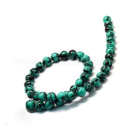 Synthetic Turquoise Gemstone Bead Strands&nbsp;TURQ-S280-8mm-04