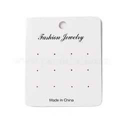 Rectangle Paper Earring Display Cards&nbsp;AJEW-A052-04