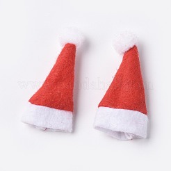 Non-Woven Fabrics Christmas Hat Decoration&nbsp;AJEW-WH0104-09