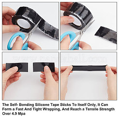 2 Rolls Silicone Adhesive Tape&nbsp;AJEW-GF0005-86