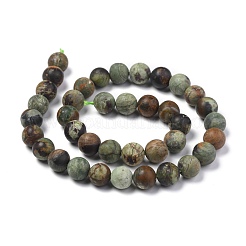 Natural Green Opal Beads Strands&nbsp;G-K209-04B-10mm-A