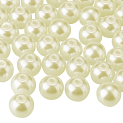 1 Box 6mm Tiny Satin Luster Glass Pearl Beads Round Loose Beads for Jewelry Making&nbsp;HY-PH0001-6mm-012