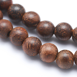 Natural Wood Beads Strands&nbsp;WOOD-P011-06-10mm