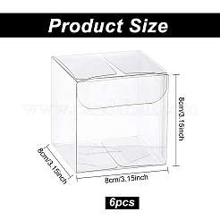 Transparent Plastic PET Boxes Gift Packaging&nbsp;CON-BC0007-92C