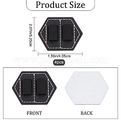 Self-adhesive Leather Pen Holder for Notebook&nbsp;DIY-GF0006-51A