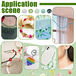 5 Colors Electroplate Glass Beads Strands&nbsp;EGLA-PH0001-59B