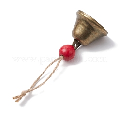 3Pcs 3 Colors Iron Bell Pendant Decoration&nbsp;HJEW-JM02235