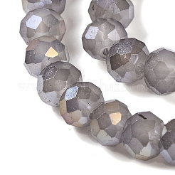 Baking Electroplate Glass Beads Strands&nbsp;DGLA-A039-J8mm-B06