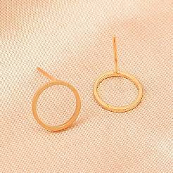 316 Stainless Steel Stud Earrings&nbsp;X-EJEW-D339-05G