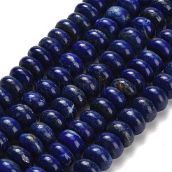 Natural Lapis Lazuli Beads Strands&nbsp;G-H329-B02-6x10mm