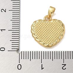 Rack Plating Brass Pave Shell Pendants&nbsp;KK-K392-52G