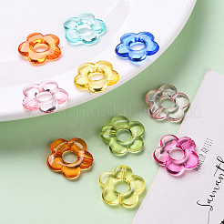 100Pcs Transparent Acrylic Bead Frame&nbsp;TACR-SP0001-34