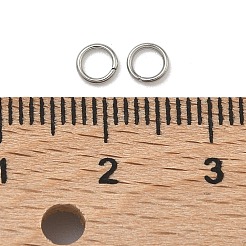 Tarnish Resistant 304 Stainless Steel Open Jump Rings&nbsp;STAS-M008-04B