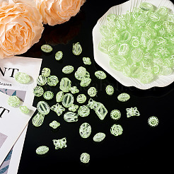 100g Transparent Acrylic Beads&nbsp;OACR-TA0003-22D
