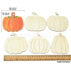 30pcs 6 Styles Wood Pendants&nbsp;WOOD-CJC0019-02