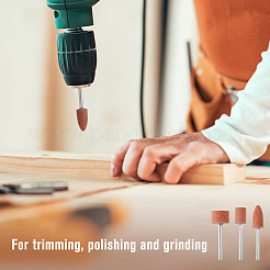 60Pcs 3 Style Aluminium Oxide Abrasive Sanding Drill Bit for Rotary Tool Accessories&nbsp;TOOL-DC0001-08