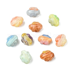 16Pcs 8 Colors Two Tone Transparent Acrylic Beads&nbsp;OACR-CJ0002-53