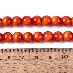 Imitation Tiger Eye Glass Beads Strands&nbsp;GLAA-Q106-03A-B05
