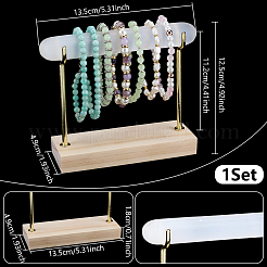 Alloy & Wood Crystal Stick/Wand Display Stands&nbsp;ODIS-UN0001-25