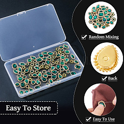 100Pcs Teardrop/Heart/Star Sew on Rhinestones&nbsp;GACR-TA0001-07C