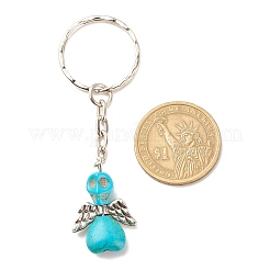 Dyed Synthetic Turquoise Keychains&nbsp;KEYC-JKC00328