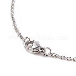 Non-Tarnish 304 Stainless Steel Cable Chain Necklaces with Lobster Claw Clasp&nbsp;NJEW-JN04204
