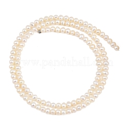 Natural Cultured Freshwater Pearl Beads Strands&nbsp;PA-CBAFEE8-03