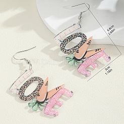 Easter Acrylic Dangle Earrings&nbsp;FS-WG3CEAB-01
