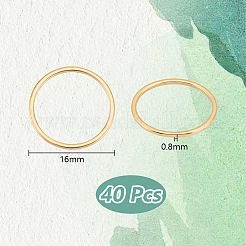 40Pcs 304 Stainless Steel Linking Ring&nbsp;FIND-UN0003-64