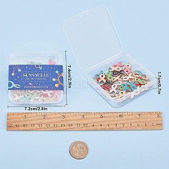 DIY Awareness Ribbon Themed Pendant Making Kits&nbsp;DIY-SC0014-18