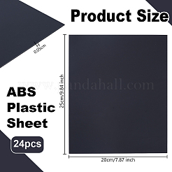 24Pcs ABS Plastic Mould Plates&nbsp;DIY-OC0013-46A