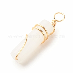 Natural White Jade Pendants&nbsp;PALLOY-JF01453-07