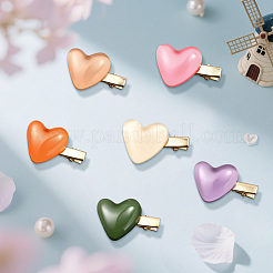 12Pcs 6 Colors Iron Alligator Hair Clips&nbsp;PHAR-HY0001-08