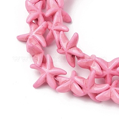 Synthetic Turquoise Dyed Beads Strands&nbsp;G-B184-C03-02